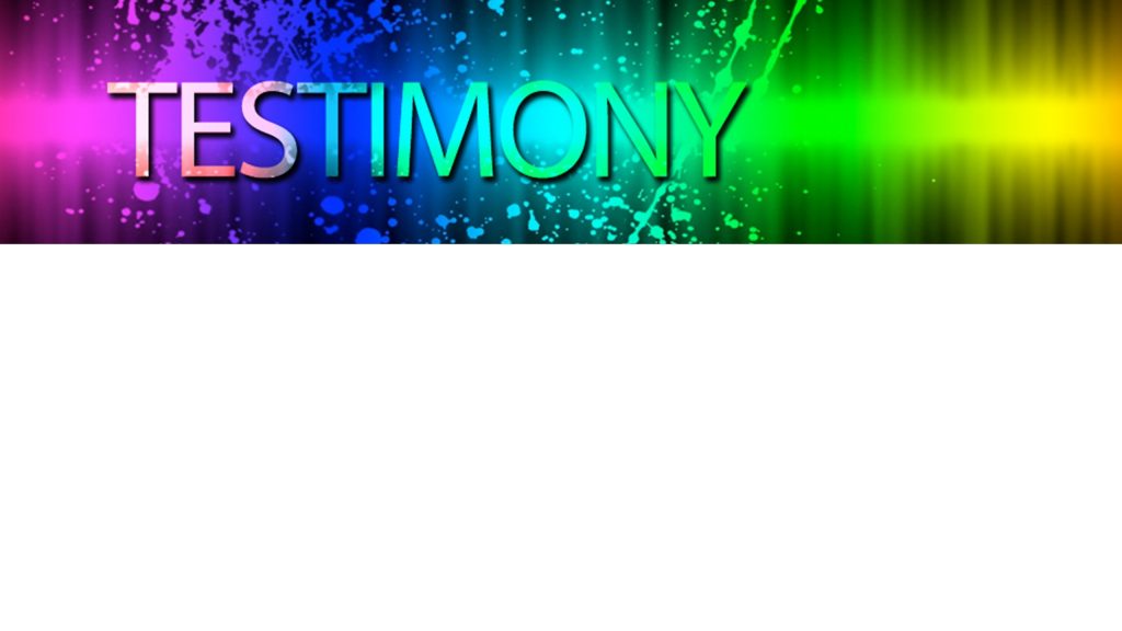 Testimony Sunday (Technical difficulties with sound – unable to post video/audio links)